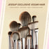 JESSUP Shimmer Brown Pro Brush Set