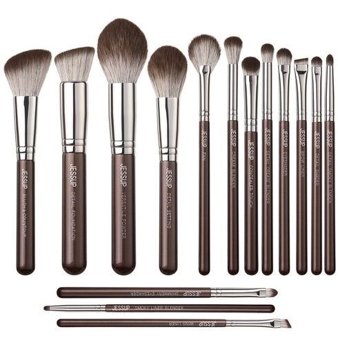 JESSUP Shimmer Brown Pro Brush Set