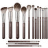 JESSUP Shimmer Brown Pro Brush Set