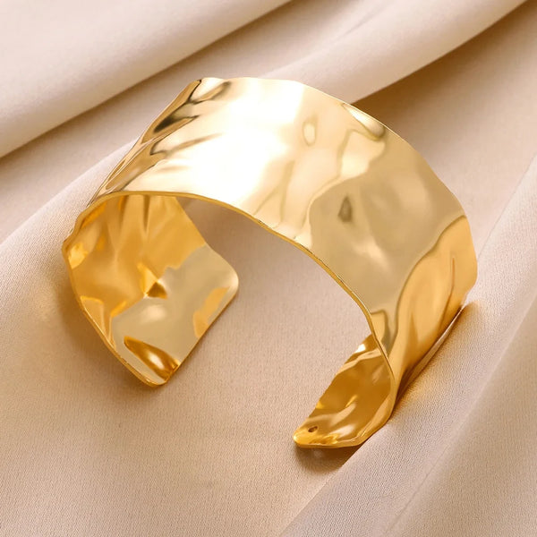 Golden Glow Cuff Bracelet